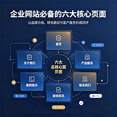 滁州建站-企业网站必备的六大核心页面