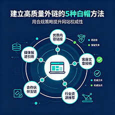 滁州建站-建立高质量外链的5种白帽方法